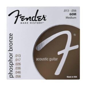 Fender 60M Phosphor Bronze Acoustic Guitar Strings Medium