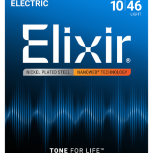 Elixir Electric Guitar Strings NANOWEB Light 10-46