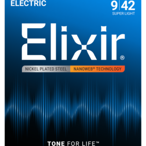 Elixir Electric Guitar Strings NANOWEB Super Light