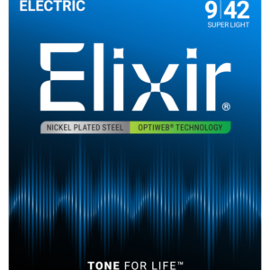 Elixir Electric Guitar Strings OPTIWEB Super Light