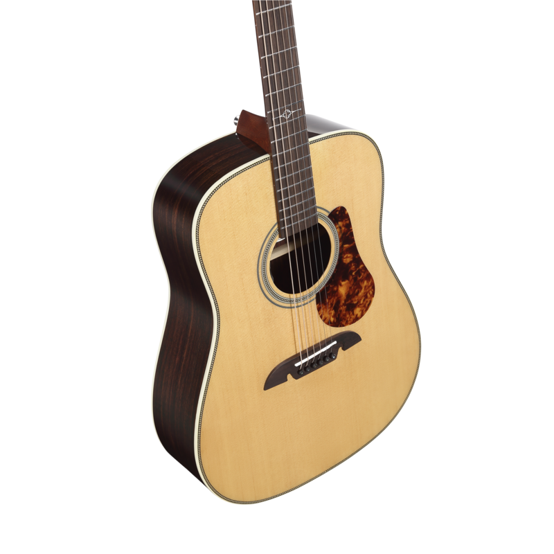 Alvarez Masterworks MD70e Herringbone Dreadnought Acoustic Electric Guitar - Image 3