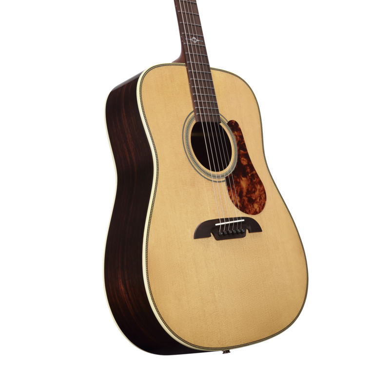 Alvarez Masterworks MD70e Herringbone Dreadnought Acoustic Electric Guitar - Image 4