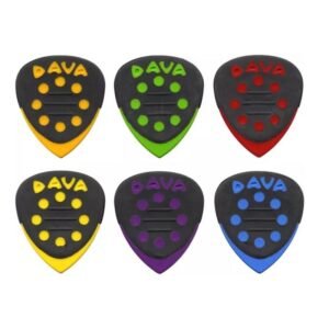 Dava Rock Control Delrin Guitar Picks 6 Pack