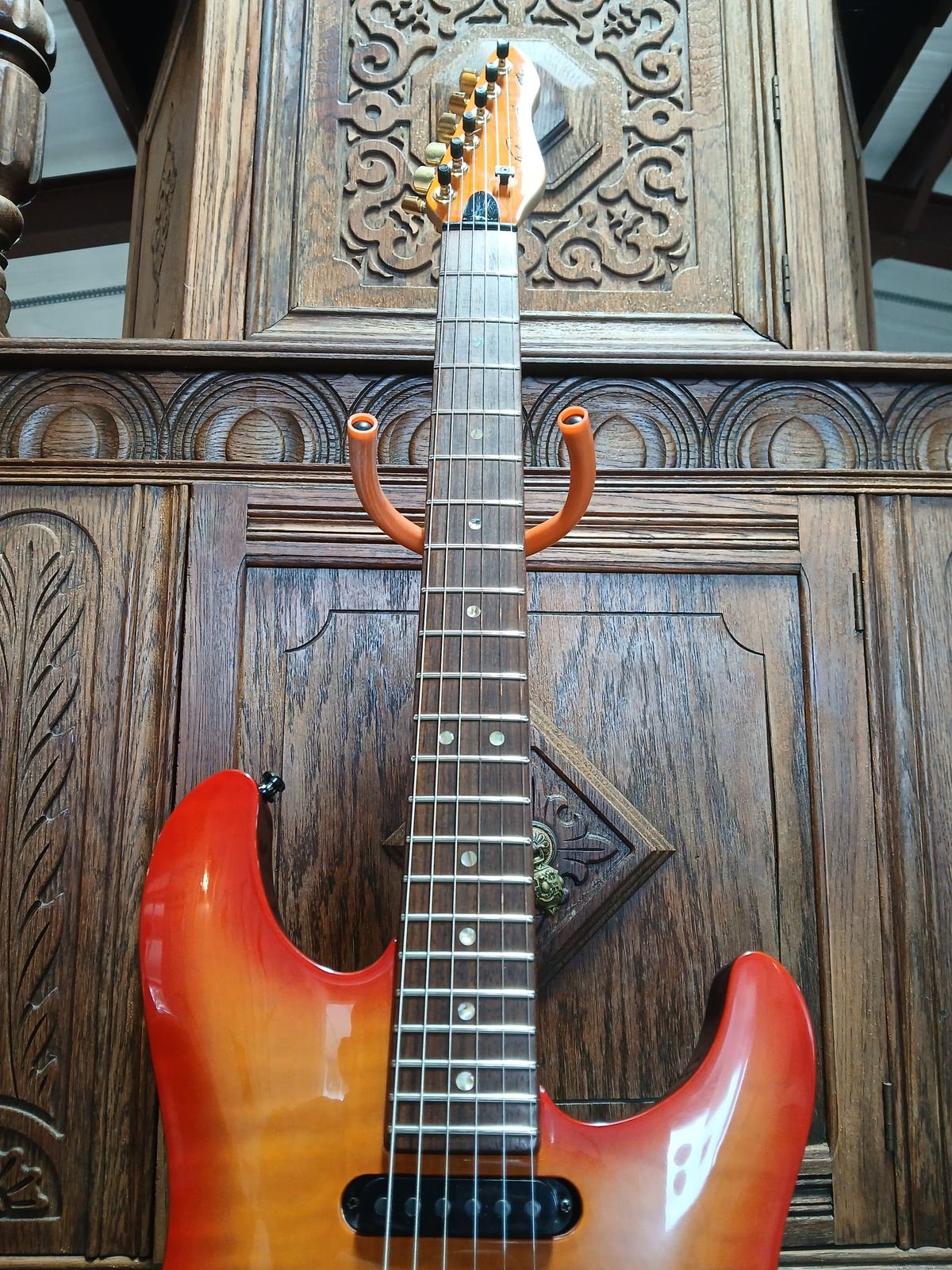 USED 1991 Peavey Falcon Custom Cherry Sunburst - Image 3