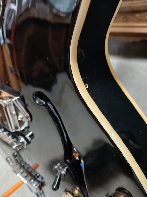 USED 1995 Epiphone Casino Ebony Hollowbody with Epiphone Hardcase - Image 13