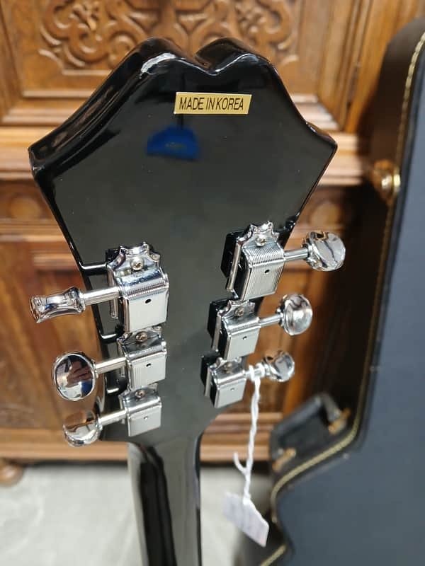 USED 1995 Epiphone Casino Ebony Hollowbody with Epiphone Hardcase - Image 7