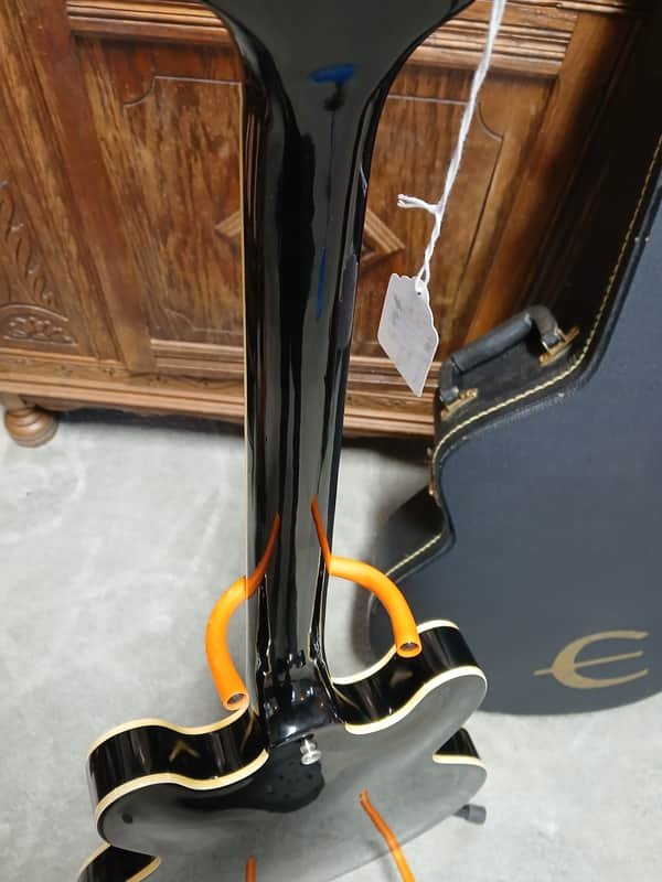 USED 1995 Epiphone Casino Ebony Hollowbody with Epiphone Hardcase - Image 8