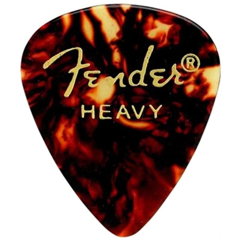 Fender Classic 351 Shape Celluloid Pick Heavy Shell 12 Pack