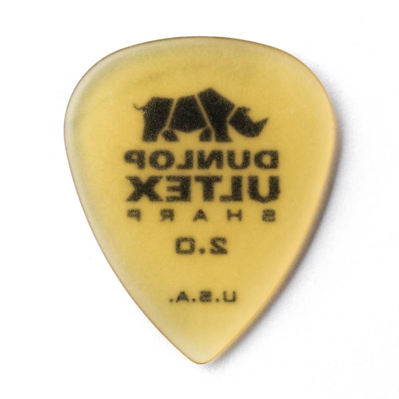 Dunlop Ultex Sharp 2.0mm Guitar Picks 6 Pack - Image 3