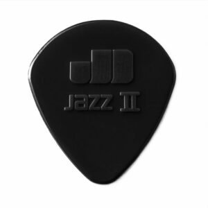 Dunlop Black Nylon Jazz II Pick 6 Pack