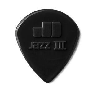 Dunlop Jazz III Black Stiffo Pick 6 Pack