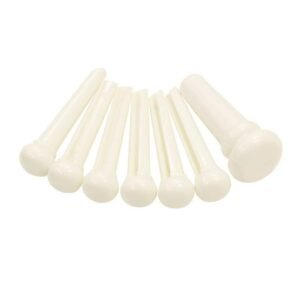 D'Andrea White Bridge Pin Set of 6 with End Pin