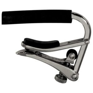 Shubb C1 Standard Polished Nickel Capo for Acoustic and Electric Guitars