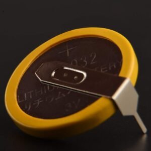 Taessv CR2032 3V Lithium Board Mount Internal Save Battery