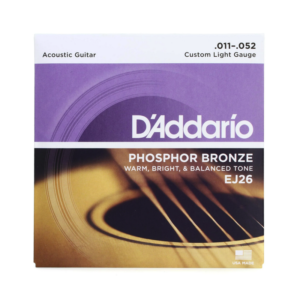 D'Addario EJ26 Custom Light Phosphor Bronze Acoustic Guitar Set 11-52