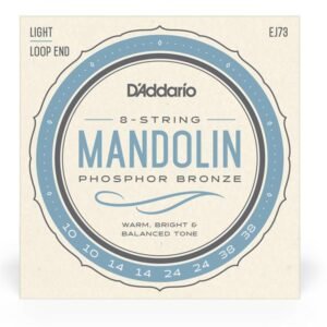 D'Addario EJ73 Phosphor Bronze Light Loop End Mandolin Set 10-38