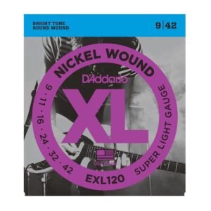 D'Addario XL Super Light 9-42 Nickel Wound Set