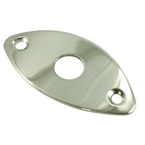 WD Football 1/4" Jack Plate Chrome Single