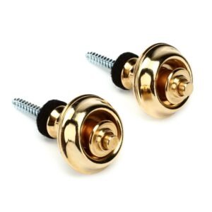 Dunlop Straplock Strap Retainer System Gold