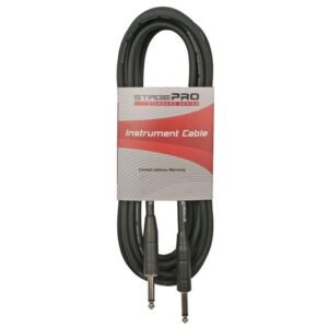 StagePro Standard Series 20' Instrument Cable Straight 1/4"-1/4"