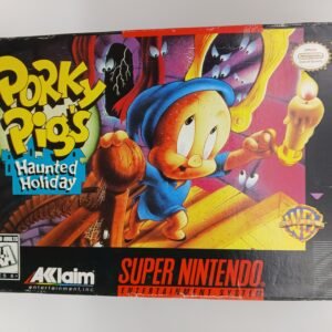 Porky Pig's Haunted Holiday Super Nintendo SNES Complete In Box