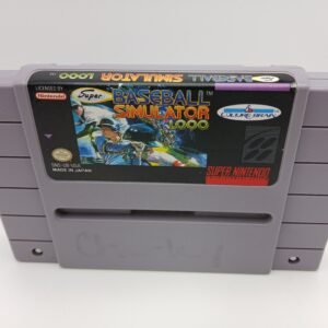 Super Baseball Simulator 1.000 Super Nintendo SNES Game Cartridge Only
