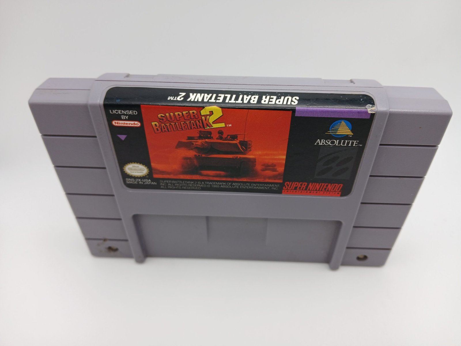 Super Battletank 2 Super Nintendo SNES Game Cartridge Only