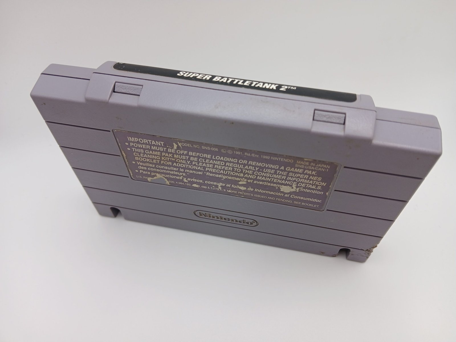 Super Battletank 2 Super Nintendo SNES Game Cartridge Only - Image 2