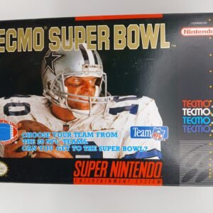 Tecmo Super Bowl Super Nintendo SNES Complete in Box