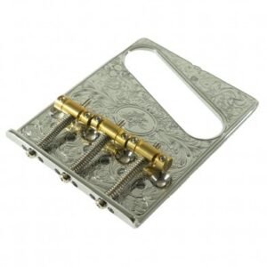 Gotoh Luxury Mode Chrome Telecaster Bridge with Brass Saddles