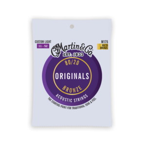 Martin M175 Originals 80/20 Bronze Custom Light Acoustic Guitar String Set 11-52
