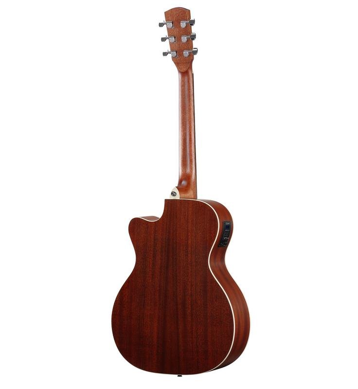 Alvarez Regent RF26CESB Sunburst Folk/OM Cutaway Acoustic Electric Guitar with Deluxe Gig Bag - Image 8