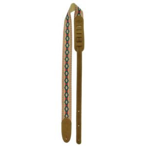 LM Products Southwest Series Green Diamonds 2in Guitar Strap