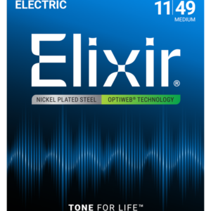 Elixir Optiweb Medium Electric Guitar Strings 11-49